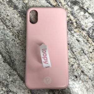 Pink iPhone X/XS loopy case